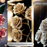 glitter roses